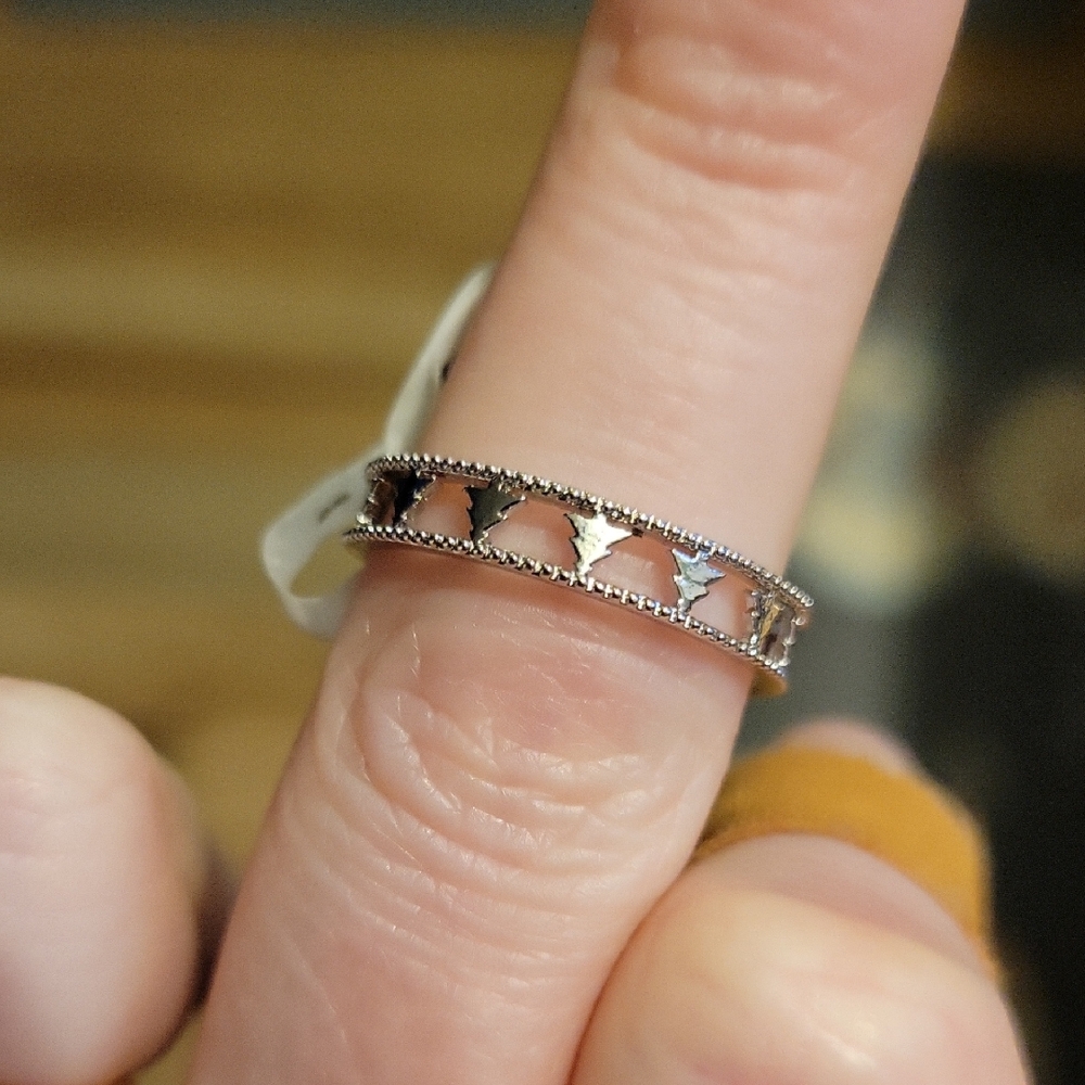 Fragrant Jewels Silver Cut-Out Ring